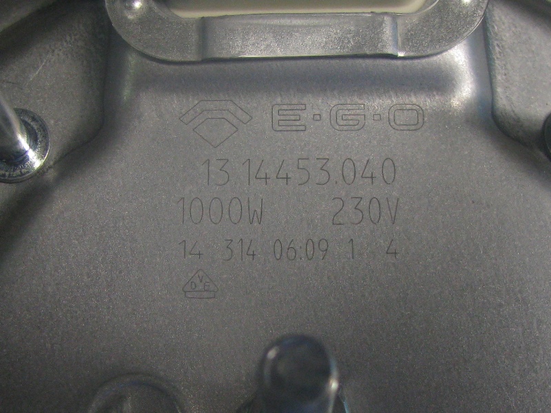 Тэн ( конфорка ) Электроплиты GORENJE 388872 ( EGO 13.14453.040 1000W, D 145 mm. )